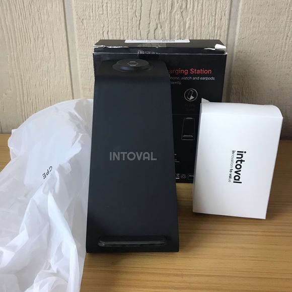 Intoval Wireless Charger, Wireless Charging Station for Phone/Watch/Buds - Picture 5 of 12